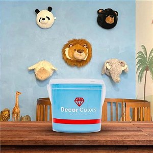 Cimento Diamantado Aveludado Baby Blue 3,2 kg Decor Colors