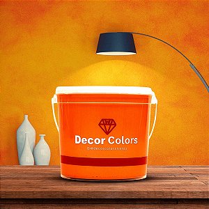 Cimento Diamantado Aveludado Laranja 3,2 kg Decor Colors