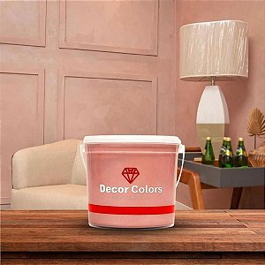 Cimento Diamantado Aveludado Rose Gold 3,2 kg Decor Colors