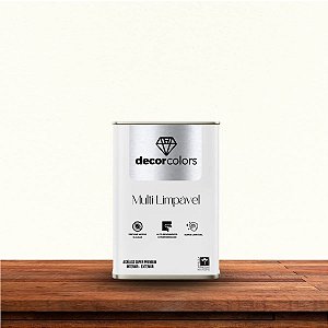 Tinta Multi Limpável Decor Colors 18 Litros Algodão Natural